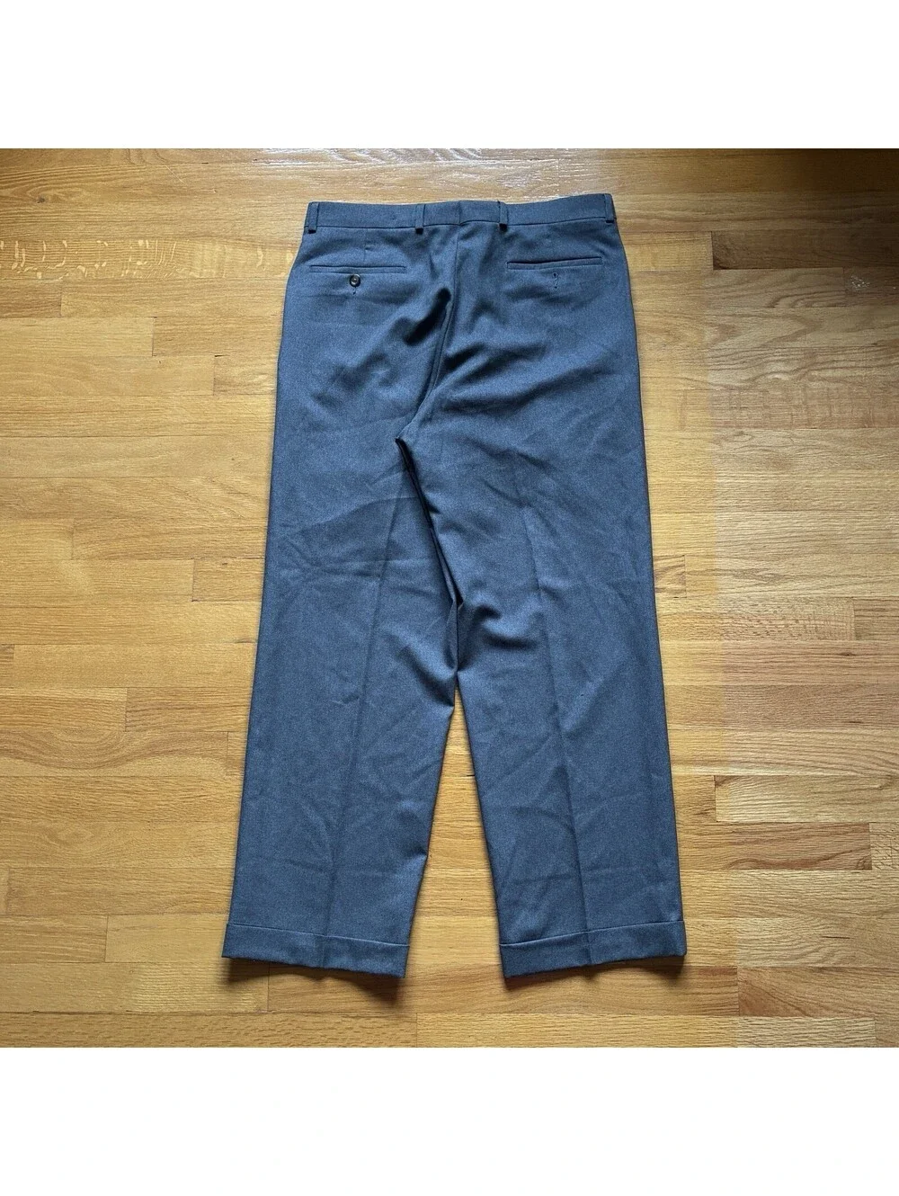 Lauren Ralph Lauren Total Comfort Gray Pleated Dress Pants Men’s 33x30